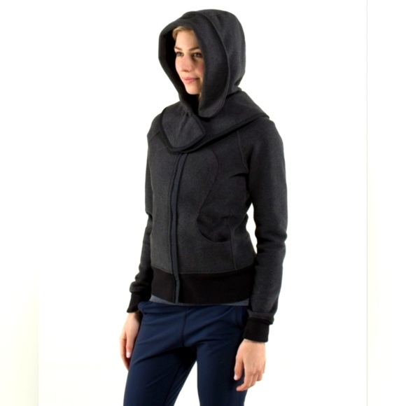 🔥RARE -Lululemon Scuba Hoodie 🌟Detachable Hood🌟 Size-6 - NWOT 🍋🔥 - Picture 4 of 12